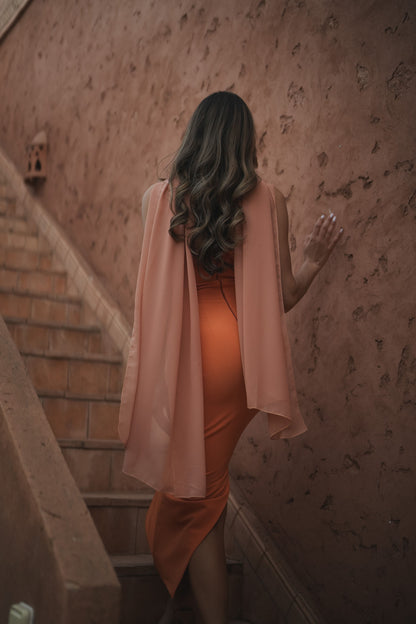 VESTIDO CAPRI MELOCOTÓN