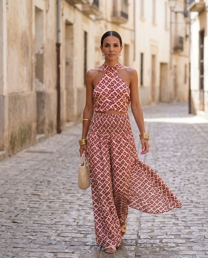 ELSA | CONJUNTO ELEGANTE CON DISEÑO DE HOMBROS
