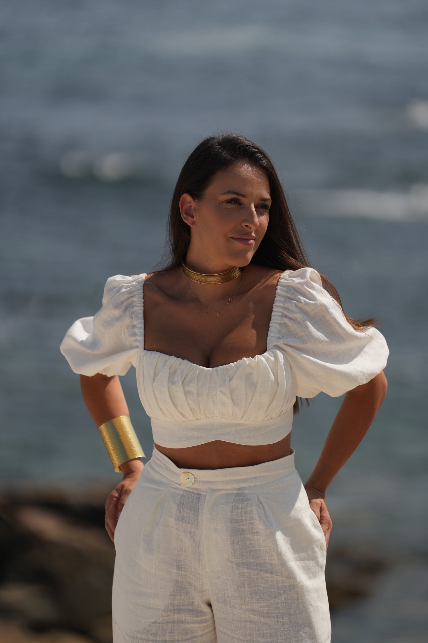 PANTALÓN PEONÍA BLANCO